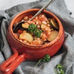 Oven Roasted Vegetable & Bean Stew