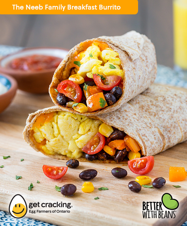 Breakfast Burrito Recipe Card