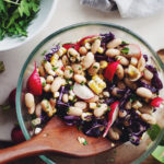 Corn, White Bean and Radish Salad with Chimichurri