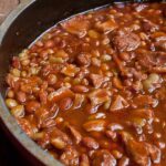 Meaty Maple Baked Beans
